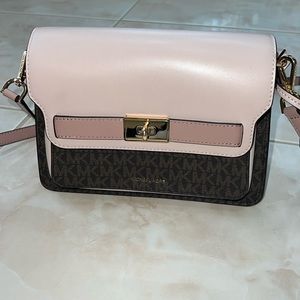 Pink and Brown Micheal Kors Crossbody